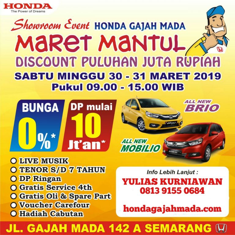 Promo mobil honda semarang